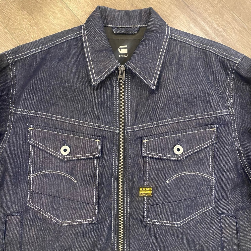 π₯ G-Star Dakota Zip Jacket - NWOT - Small (Oversized) - Picture 2 of 6